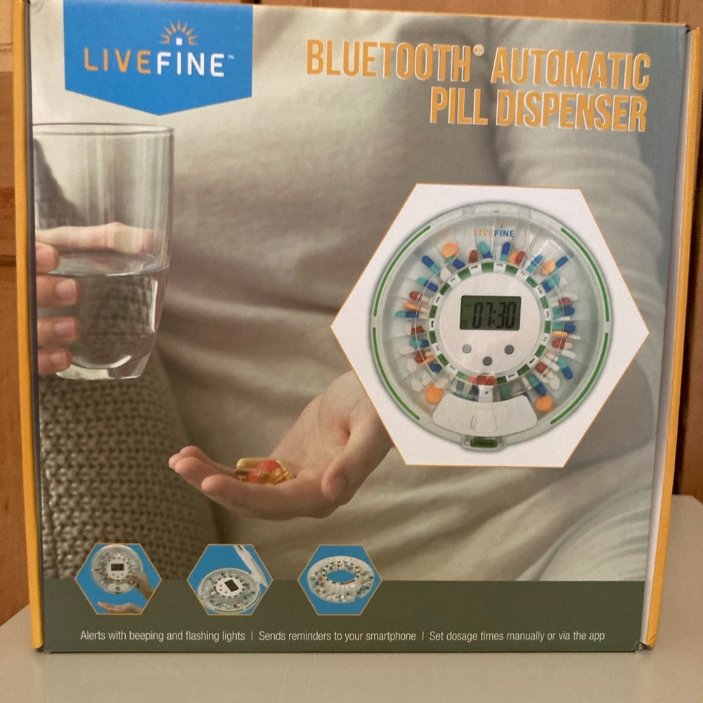 Livefine Bluetooth Automatic Pill Dispenser